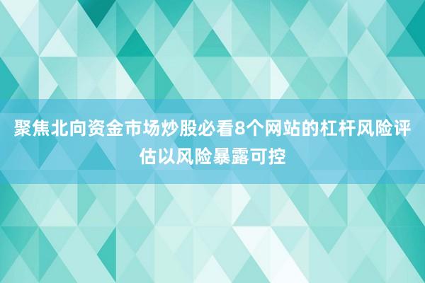 聚焦北向资金市场炒股必看8个网站的杠杆风险评估以风险暴露可控