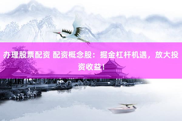 办理股票配资 配资概念股：掘金杠杆机遇，放大投资收益！
